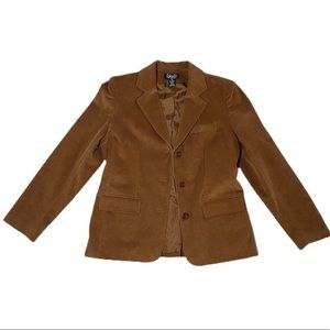 LIGHT BROWN CORDUROY BLAZER